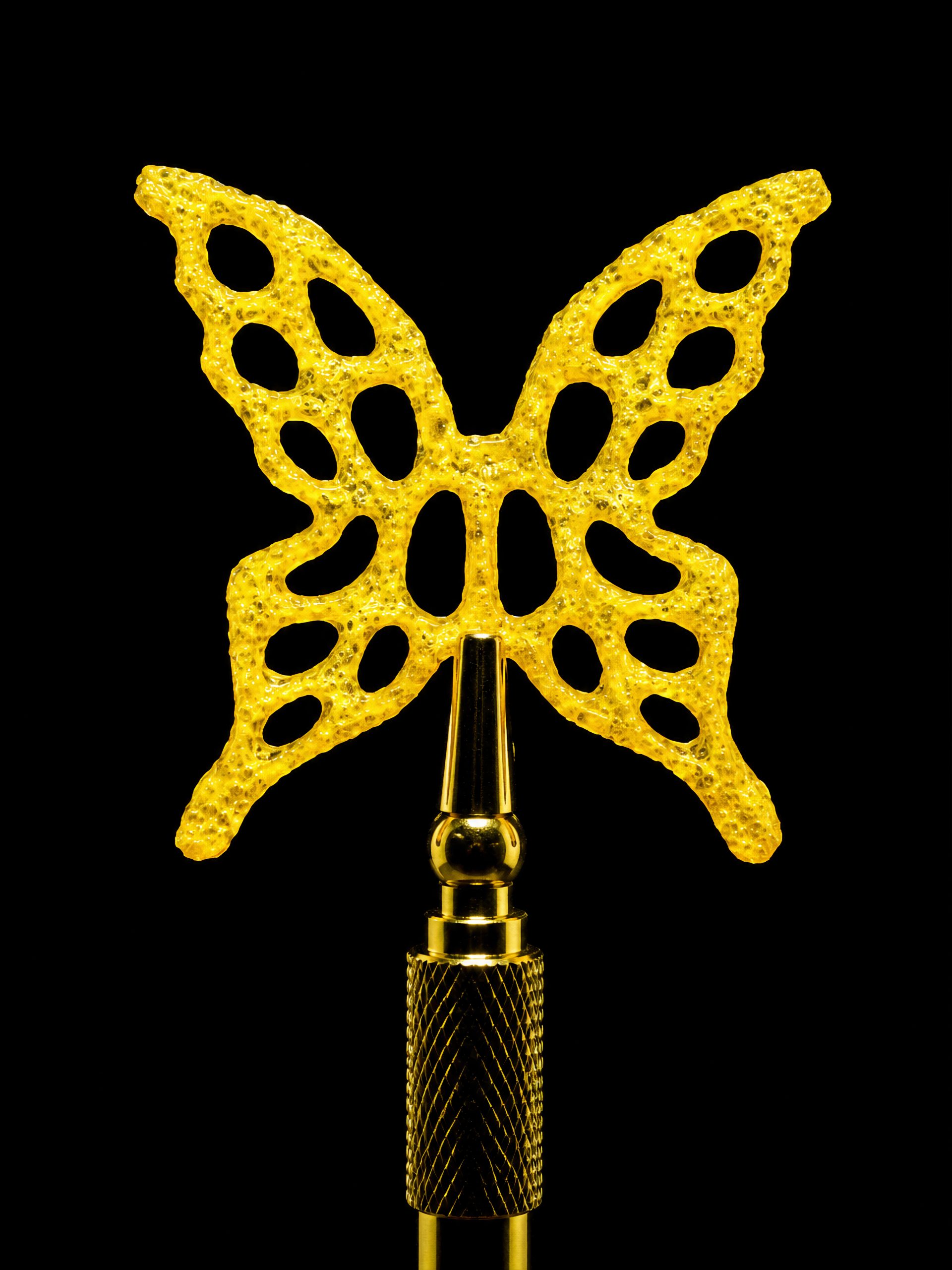 Garnish Mariposa Amarilla