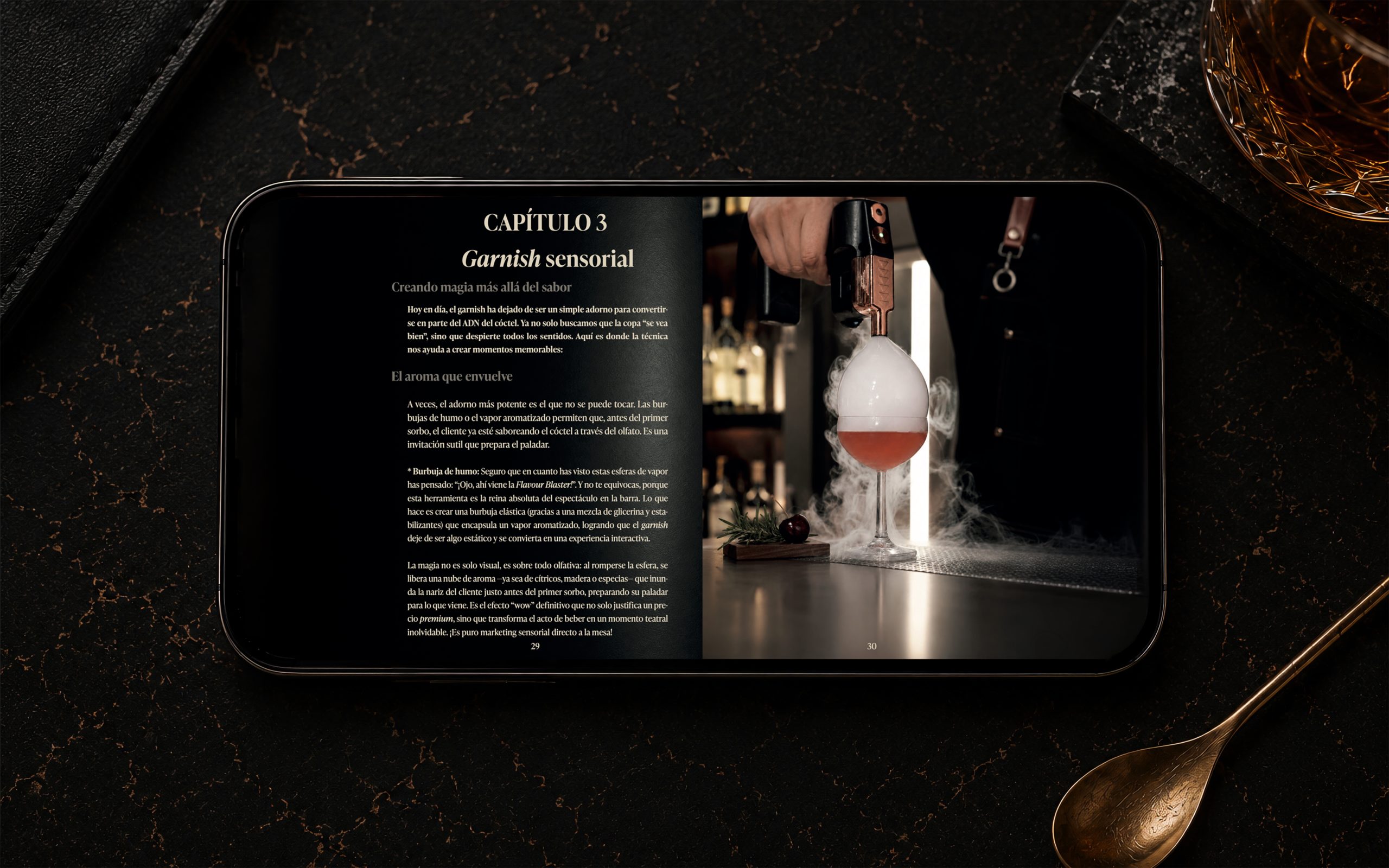 Mockup versión móvil